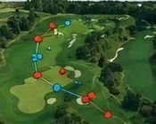 ラウンド中のショット記録マップ